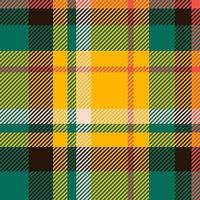 tartan skottland sömlös pläd mönster vektor. retro bakgrund tyg. årgång kolla upp Färg fyrkant geometrisk textur. vektor