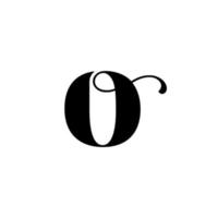 o Brief-Logo-Design für Mode-, Schönheits- und Spa-Unternehmen. o Briefvektorsymbol. o Logo vektor