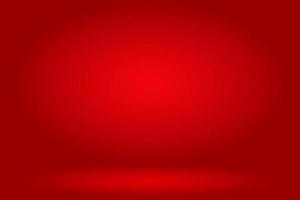 abstrakter hintergrund der studioraum ist leer mit einer glatten roten farbe. Vektor-Illustration vektor