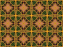 elegantes geometrisches nahtloses muster mit stammesform. entworfen in ikat, boho, aztekisch, volkstümlich, motiv, luxuriöser arabischer stil. Ideal für Stoffkleidung, Keramik, Tapeten. Vektor-Illustration vektor