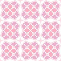 pastell rosa sömlös mönster med stam- form. mönster designad i ikat, aztek, marockanska, thai, lyx arabicum stil. idealisk för tyg plagg, keramik, tapet. vektor illustration.