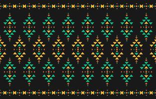 matta etnisk stam- mönster konst. etnisk sömlös mönster. amerikan och mexikansk stil. vektor