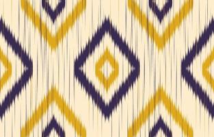 geometrisches ethnisches ikat-nahtloses muster traditionell. Stoff im indischen Stil. vektor