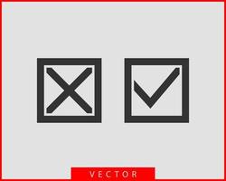 kolla upp mark ikon vektor symbol design element.