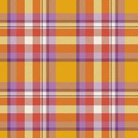 tartan schottland nahtloser karierter mustervektor. Retro-Hintergrundstoff. Vintage Check Farbe quadratische geometrische Textur. vektor