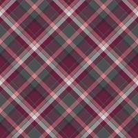 tartan schottland nahtloser karierter mustervektor. Retro-Hintergrundstoff. Vintage Check Farbe quadratische geometrische Textur. vektor