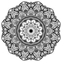 mandala former lätt för färg vektor mandala blomma orientalisk blomma mönster illustration