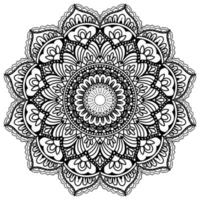 mandala former lätt för färg vektor mandala blomma orientalisk blomma mönster illustration