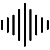 audio vågor som kan lätt ändra eller redigera vektor
