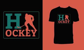 hockey vektor t skjorta design