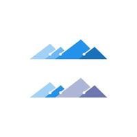 Mountain-Tech-Logo-Vektorillustration vektor