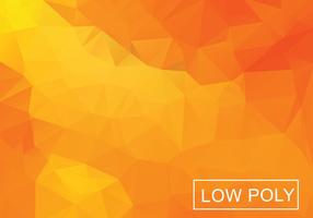 Orange Geometrische Low Poly Stil Illustration Vektor