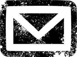 Symbol für Briefumschlag in Not vektor