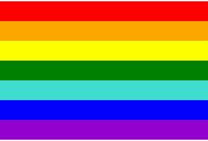 lgbt-stolzflagge, regenbogenflaggenhintergrund. mehrfarbige Friedensflaggenbewegung. ursprüngliches Farbsymbol. vektor