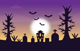 Lycklig halloween illustration vektor bakgrund design