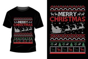 Weihnachts-T-Shirt-Design vektor