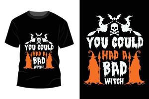 Halloween-T-Shirt-Design vektor