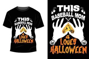 Halloween-T-Shirt-Design vektor