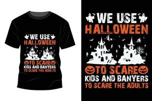 Halloween-T-Shirt-Design vektor