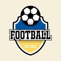 modern design fotboll logotyp vektor