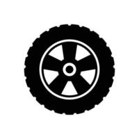 Reifen-Icon-Vektor-Design-Vorlage auf weißem Hintergrund vektor