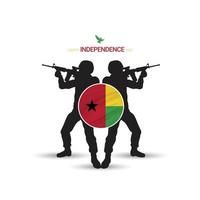 2. oktober, der den unabhängigkeitstag von guinea feiert, grüßende soldaten und armeen sind im einsatz, luftstreitkräfte zeigen eine flugschau am himmel, ein nationalfeiertag, der 1958 von der republik guinea begangen wurde