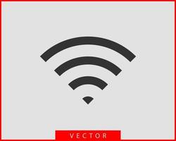 fri wi fi ikon. förbindelse zon wiFi vektor symbol. radio vågor signal.