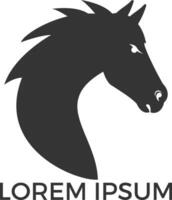 häst vektor logotyp design.