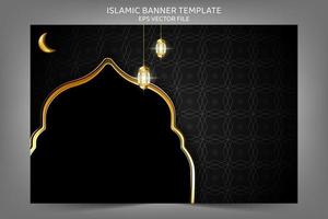 islamic arabicum lyx dekorativ bakgrund med arabesk mönster vektor