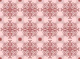 rosa geometrisk sömlös mönster med stam- form. mönster designad i ikat, aztek, marockanska, thai, lyx arabicum stil. idealisk för tyg plagg, keramik, tapet. vektor illustration.