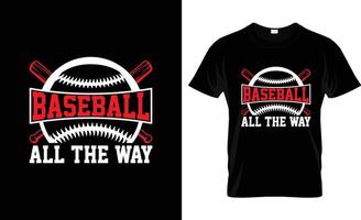 Baseball-T-Shirt-Design, Baseball-T-Shirt-Slogan und Bekleidungsdesign, Baseball-Typografie, Baseball-Vektor, Baseball-Illustration vektor