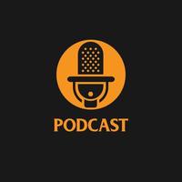 Podcast-Logo-Vektor
