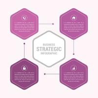 redigerbar företag strategisk infographic illustration vektor