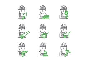 Gratis Bricklayer Vector