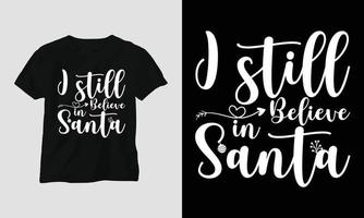 - Weihnachtstag-T-Shirt-Design vektor