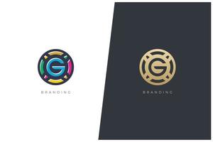 g Buchstabe Logo Vektor Konzept Symbol Marke. universelle g-Logo-Marke