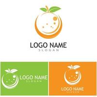 Orange Logo Design Vektor Icon Illustration Design