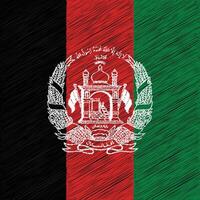 afghanistan oberoende dag 19 augusti, fyrkant gammal flagga design vektor