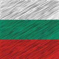 bulgarien befrielse dag 3 Mars, fyrkant flagga design vektor