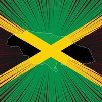 jamaica oberoende dag Karta design vektor