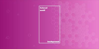 Reihe von horizontalen abstrakten Hintergründen mit rechteckigem Muster in lila Verlaufsfarben. Sammlung von Verlaufstexturen mit geometrischen Ornamenten. Flyer, Banner, Cover, Poster oder Webdesign. vektor