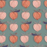 Äpfel Obst Vektor nahtlose Muster
