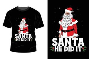 Weihnachts-T-Shirt-Design vektor