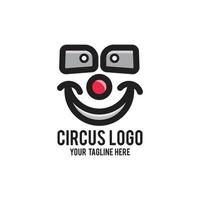 Zirkus-Logo-Design modernes Konzept vektor