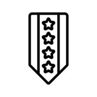 militärisches Rangsymbol vektor