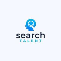 Lupenlogo, Personensuche, Talentsuche vektor