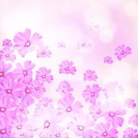 rosa Blumen fallen Hintergrund vektor