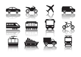 Kostenloser Transport Icons Vektor
