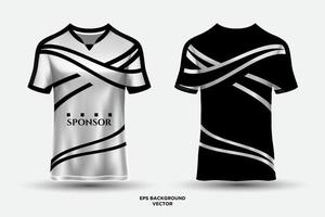 T-Shirt Sport abstraktes Trikot geeignet für Rennen, Fußball, Spiele, Motocross und E-Sport vektor