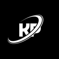 kp k p brev logotyp design. första brev kp länkad cirkel versal monogram logotyp röd och blå. kp logotyp, k p design. kp, k p vektor